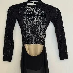 Divawear divawear | Costumes | Nwot Stretch Leotard With Attached Skirt In Back ...